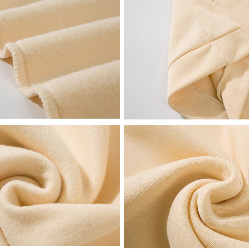 Felpa in pile da donna con cappuccio e stampa Peace Price Letter con tasca a marsupio e coulisse_voghion.com