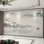 大气客厅电视壁布布壁画