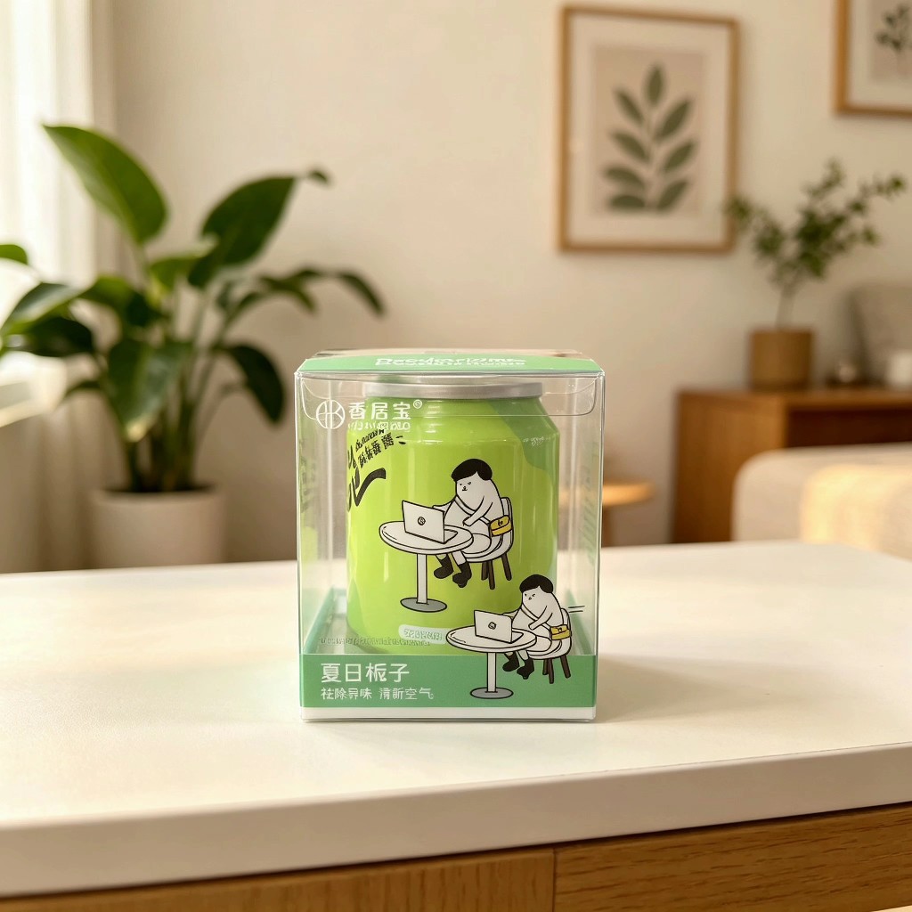 Xiangjubao Coke Can Deodorizing Aromatherapy 240g Car and Home Dual-Use Deodorizer, Odor Eliminator, Fresh Fragrance Solid Aromatherapy Paste