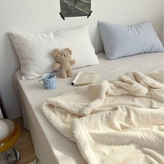 純色の毛布を卸売りします。