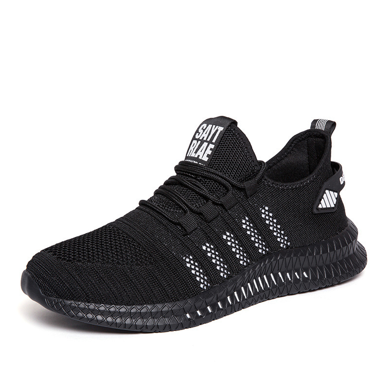 Cross-Border Large Size Fly Knit Sports Shoes Casual Ultra-Light Eva Sole Breathable Running Shoes Extra Large Size 6766 Large Quantity Can Be Priced at Cross-Border Large Size Fly Knit Sports Shoes Casual Ultra-Light Eva Sole Breathable Running Shoes Extra Large Size 6766 Large Quantity Can Be Priced at