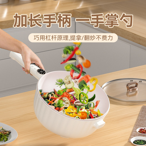 New Product Reben Multifunction Electric Wok Household All-in-One Non-stick Pan Plug-in Hot Pot Electric Cooking Pot Electric Stove