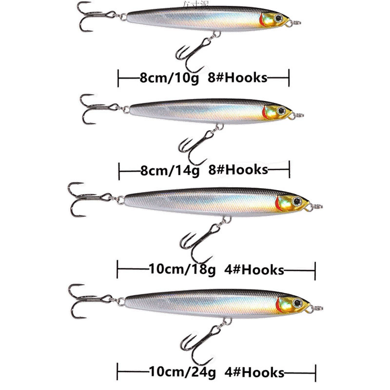П sinking pencil lure bait очень дальний бросок пресноводный окунь кальмар рот тамбурин мандариновая рыба красная хвостовая мандариновая рыба морская наживка завод