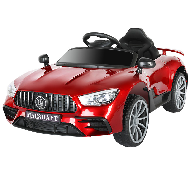 Coche eléctrico para niños nuevo coche de doble tracción en las cuatro ruedas macho y hembra bebé columpio coche eléctrico con control remoto puede sentarse