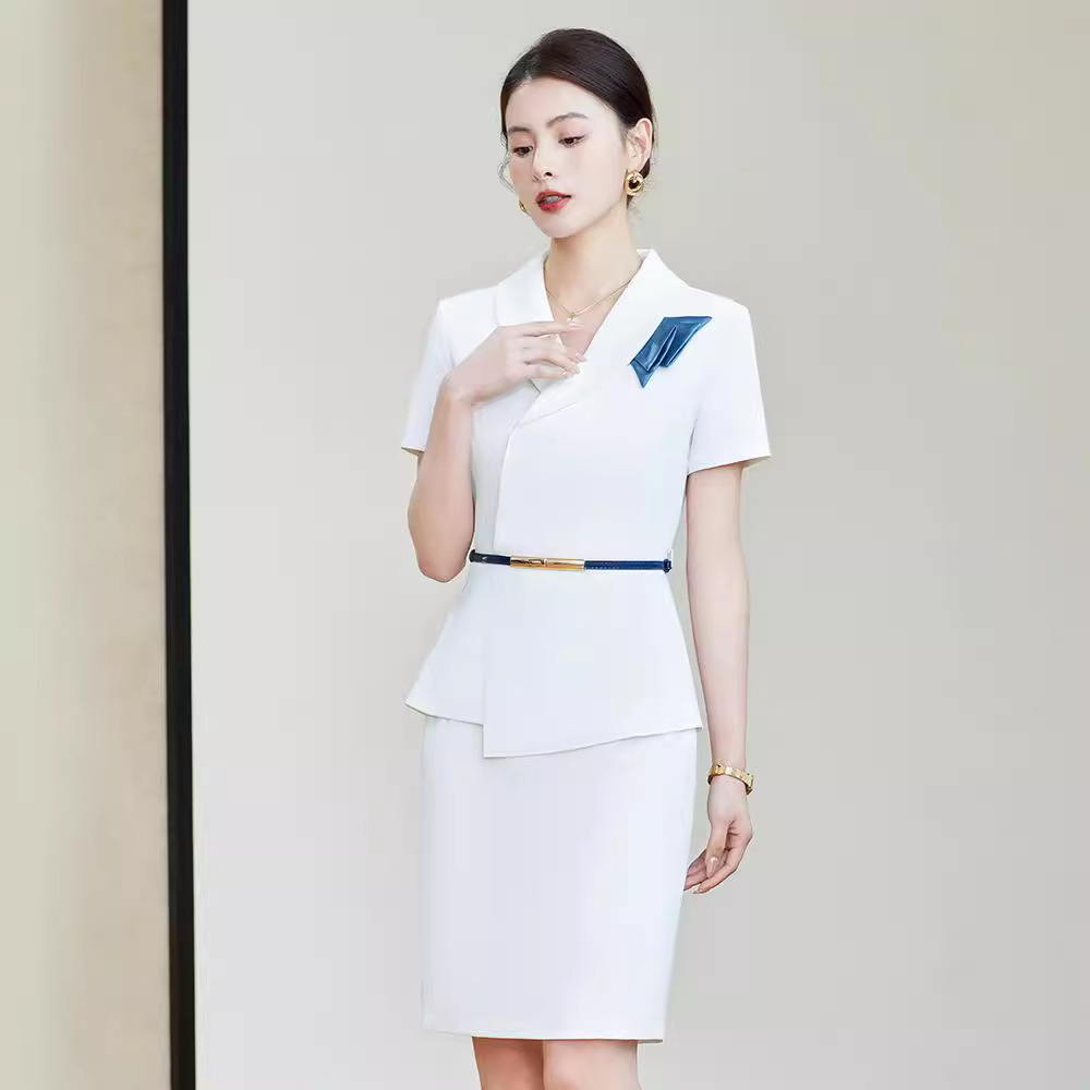 Black summer professional elegant fashionable set for hotel