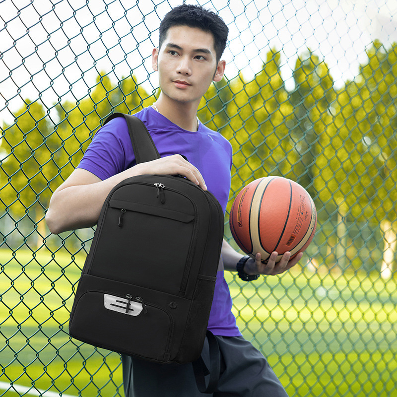Cross-Border Basketball Backpack Men's Lightweight Backpack Business Travel Large Capacity Multifunctional Laptop Bag Urban Trendy Backpack Cross-Border Basketball Backpack Men's Lightweight Backpack Business Travel Large Capacity Multifunctional Laptop Bag Urban Trendy Backpack