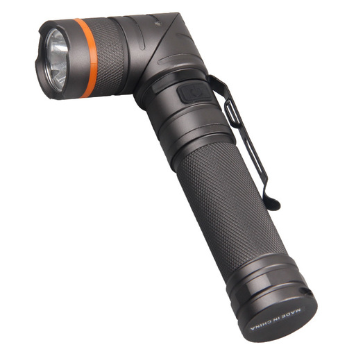 Cross-border XPG red, white and green light USB charging power display magnet car 90 degree elbow pen buckle flashlight