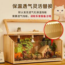 爬宠刺猬饲养箱鬃狮蜥变色龙角蛙守宫蜥蜴造景恒温箱蛇爬虫保温箱