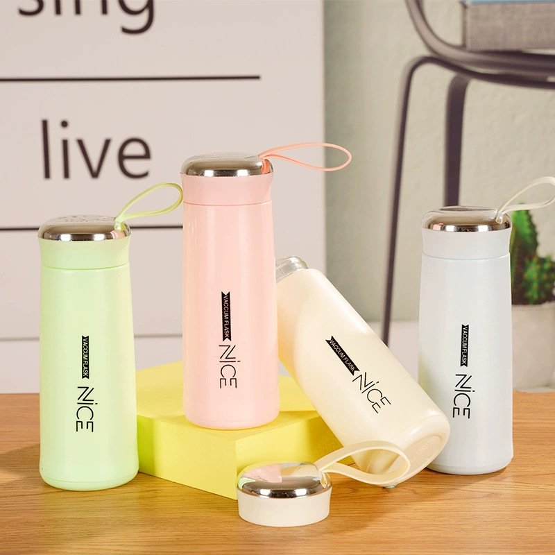 Креативная модная изолированная двухслойная стеклянная кружка для воды, студенческая кружка, подарок на праздник, рекламная кружка с печатью логотипа