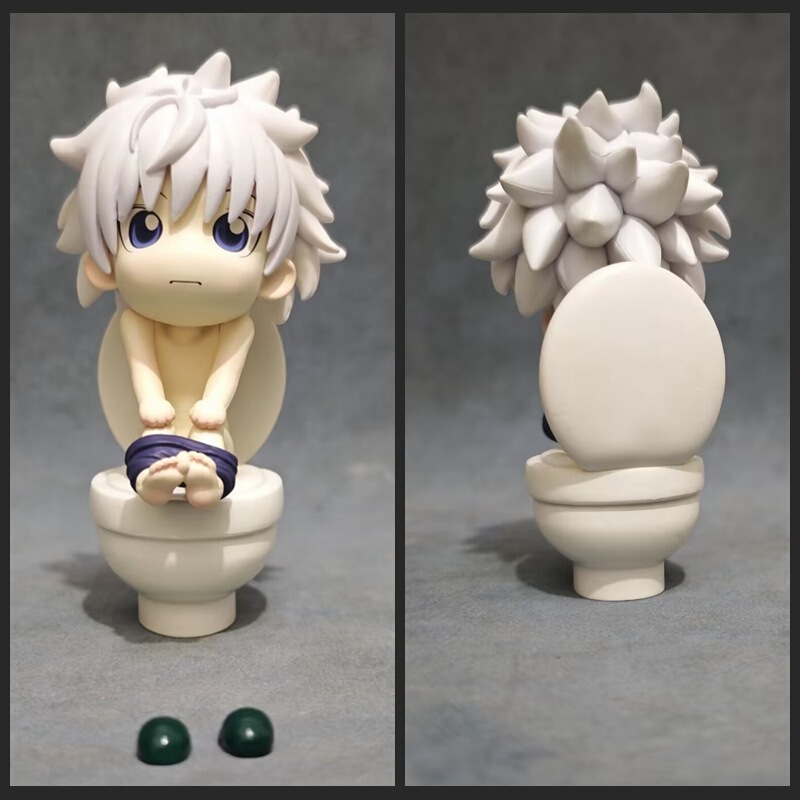 Full-Time Hunter Kyoji, Kyoji's Enemy, Magnetic Kyoji, Bounty Hunter, Slippers, Toilet Scene, Boxed Figure