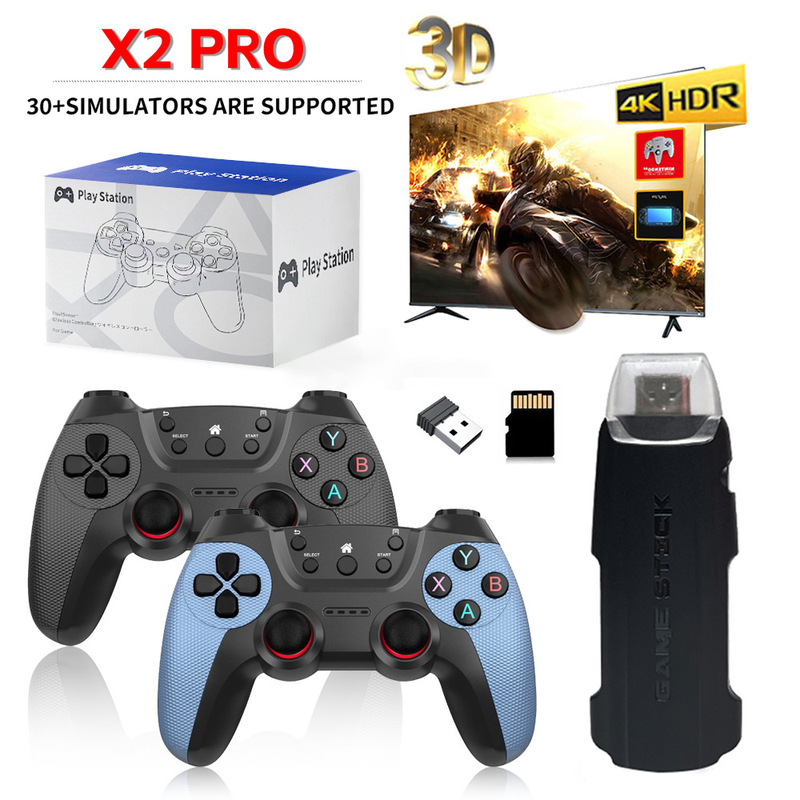 Carefully Selected Export New X2 Pro Game Console Home Wireless 4K High-Definition X2 Game Console Double Arcade Gd10