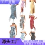 跨境秋季爆款印花连衣裙