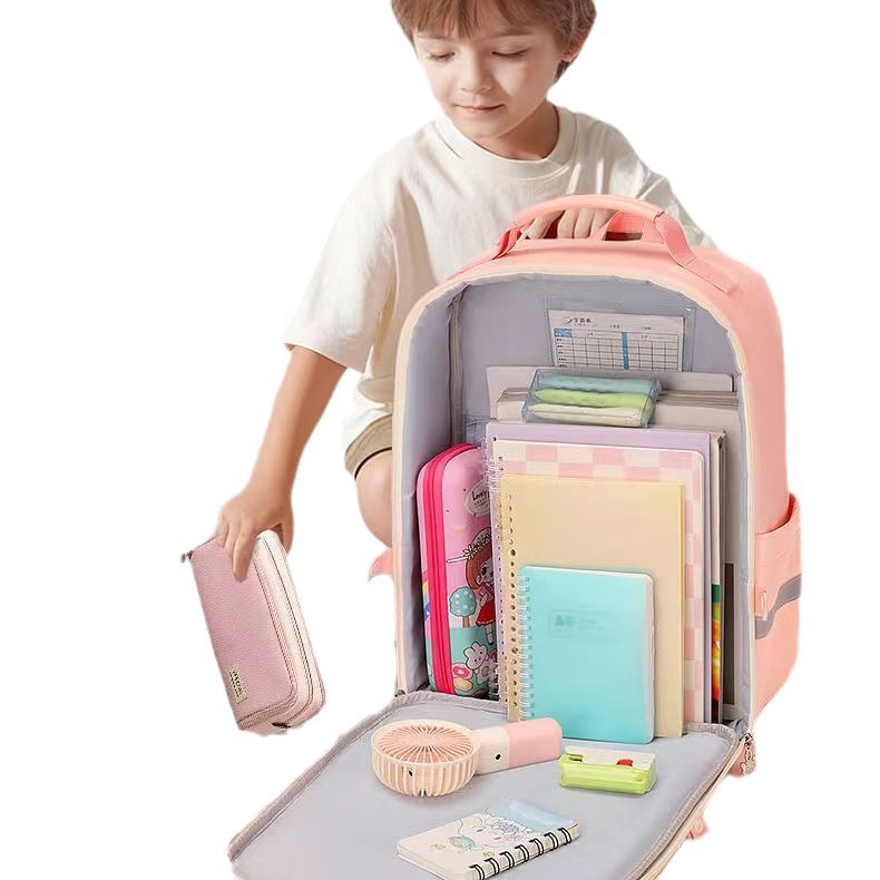 Mochila escolar de nubes para niños 1 - 3 - 6 grados mochila de hombro a prueba de salpicaduras mochila de hombro 5 espalda ligera