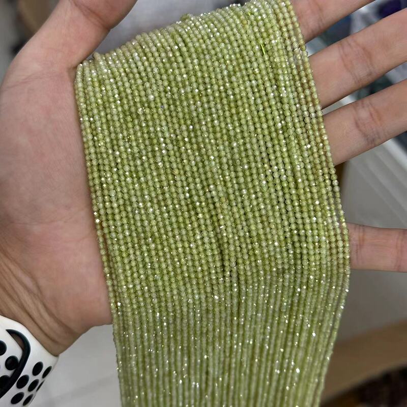 カット面ジルコン散珠彫刻面カラージルコン小米珠小珠玉アクセサリー半製品卸売り|undefined