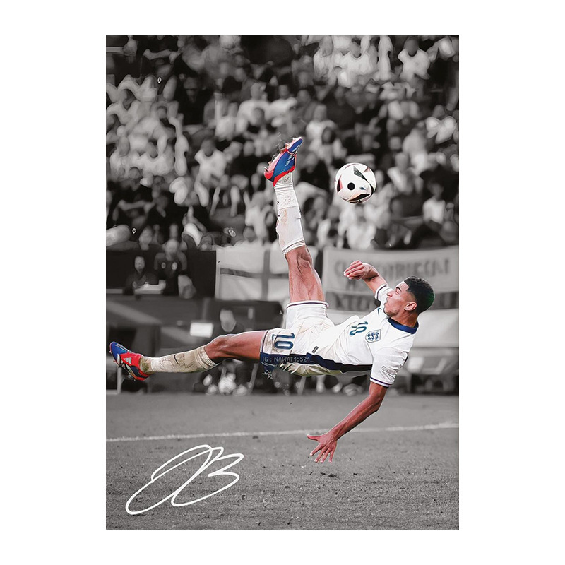 国境を越えた有名なサッカースポーツポスター、サッカースターキャンバスポスター、子供部屋の装飾絵画、フレームなし|undefined