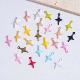 ��ɫʮ�����Ľ��ǒ��DIY�͹źϽ��Ʒ�������19*11���lZakka
