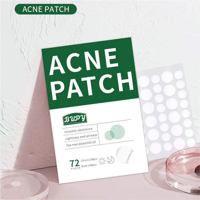 Patch BUPY Invisible Réparateur Gratuit, Imperméable, anti-cernes 72 Pièces Anti-Acné_voghion.com