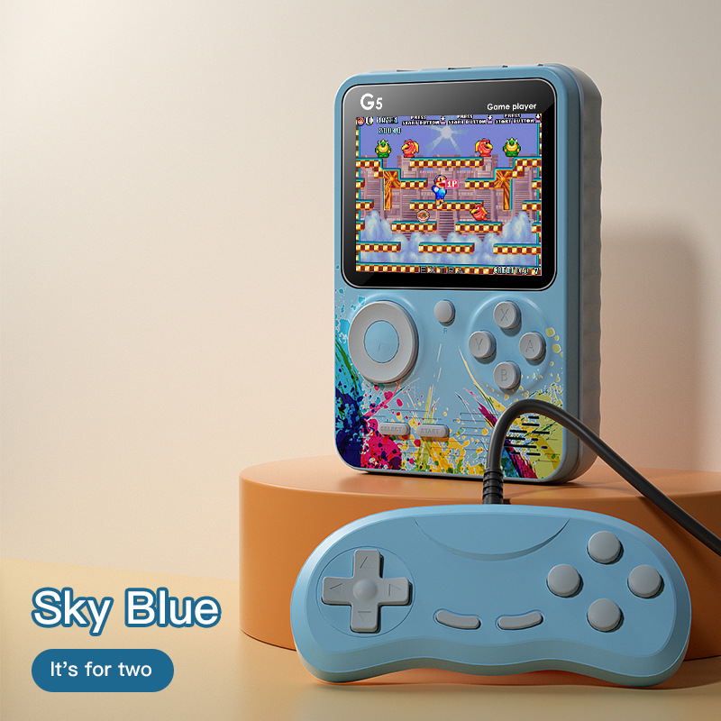 Consola de Juegos Portátil Retro G5 500 en 1 con Salida AV para Niños image 11