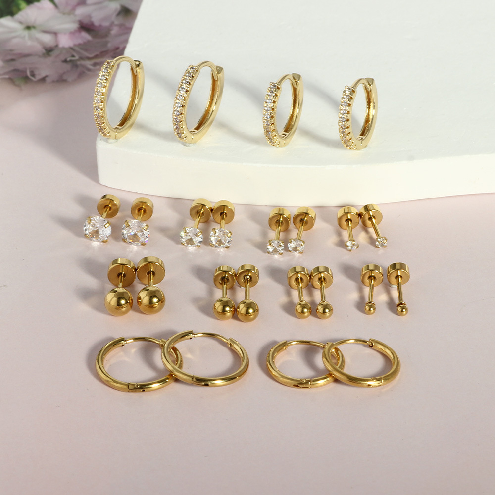 Pointed titanium steel lip stud product view