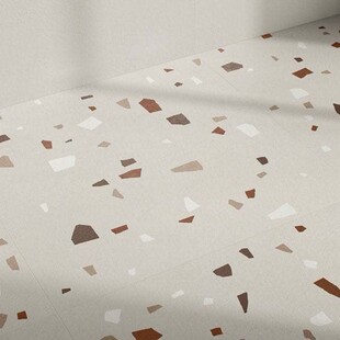 Villa indoor and outdoor ground mosaic terrazzo floor pool side stairs bathroom waterproof non-slip color