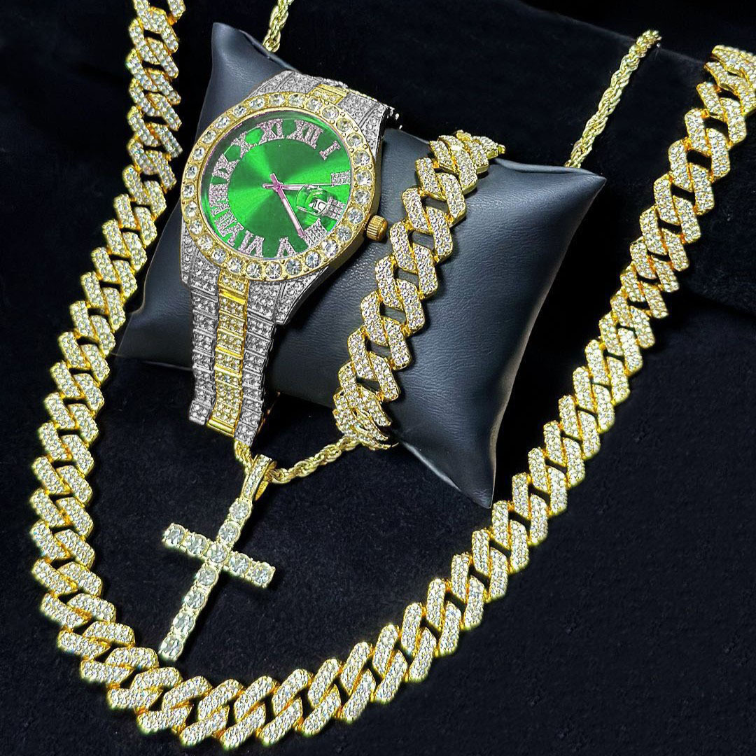 미디엄 골든 그린 골드(박스 없음)