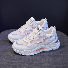 女士双网ins超火原宿老爹鞋智熏潮鞋青少年学生运动休闲百搭女鞋