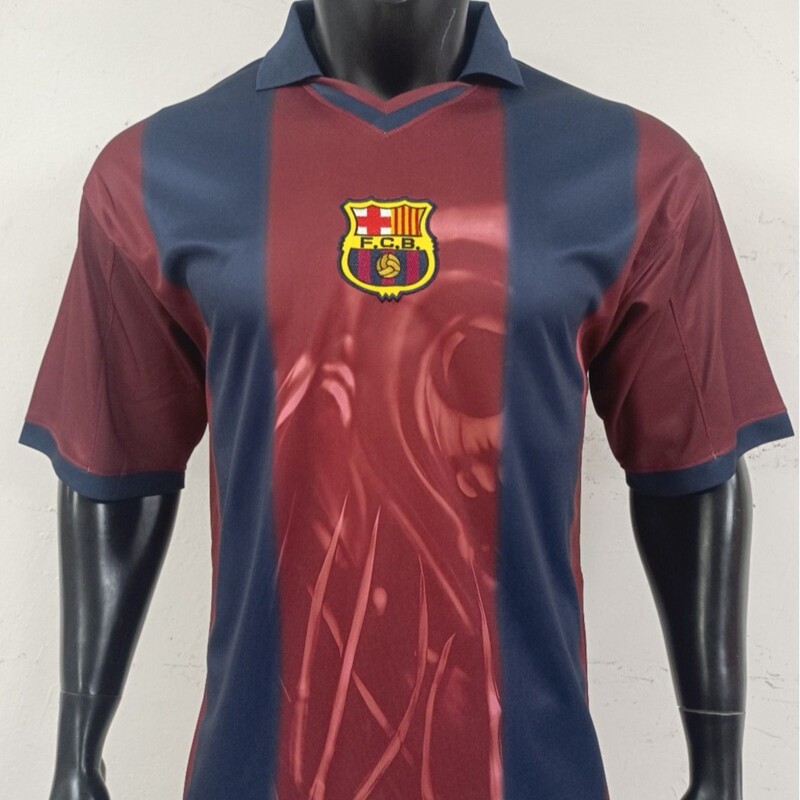 Barcelona Commemorative Jersey Barcelona Retro Jersey Classic Football Uniform Fan Version Uniform