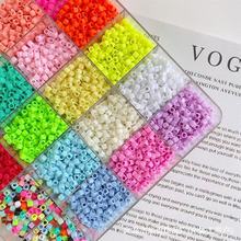 5mm正方形大孔实色多彩隔离珠diy手机链钥匙扣串珠亚克力材料配件