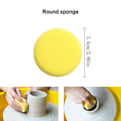 Cross-border Sponge Painting Brush Round Seal Children's Creative Art Painting Kindergarten Early Education Doodle DIY Tool