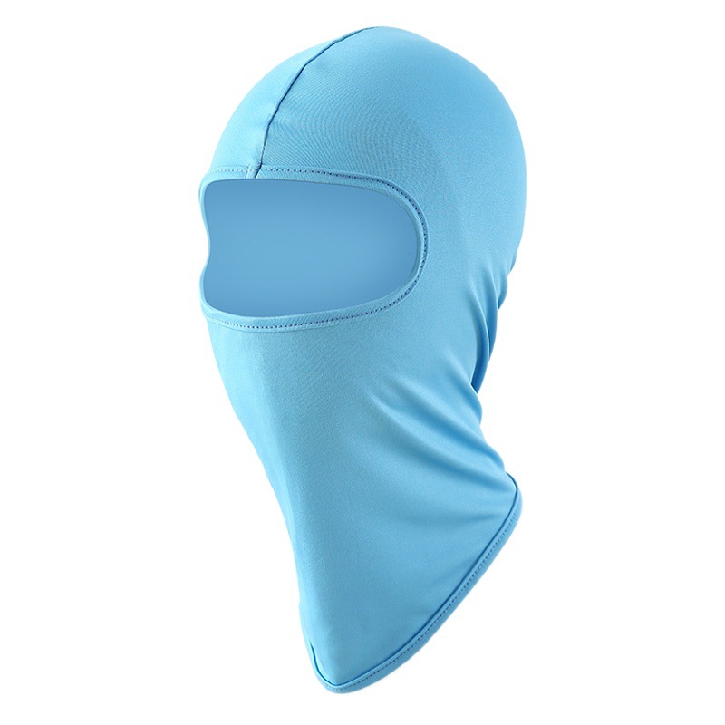 Cross-border hielo seda montar sombrerería verano al aire libre protección solar sombrerería bicicleta motocicleta máscara a prueba de viento máscara liner