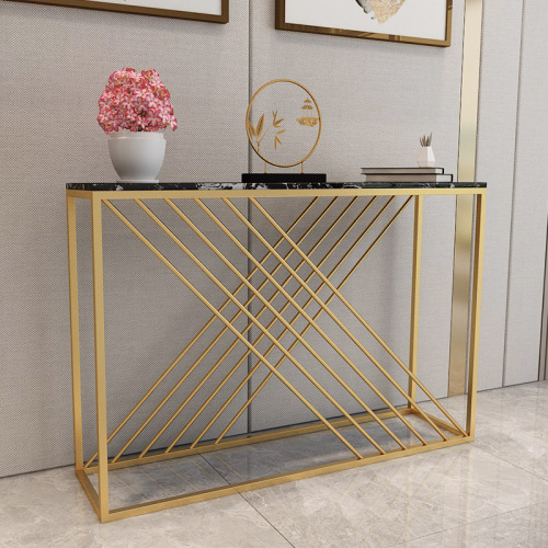 Luxury Fashion Slim Table Entry Table Simple Creative Decorative Cabinet Shelves Iron Art Marble Entry Cabinet End Table 