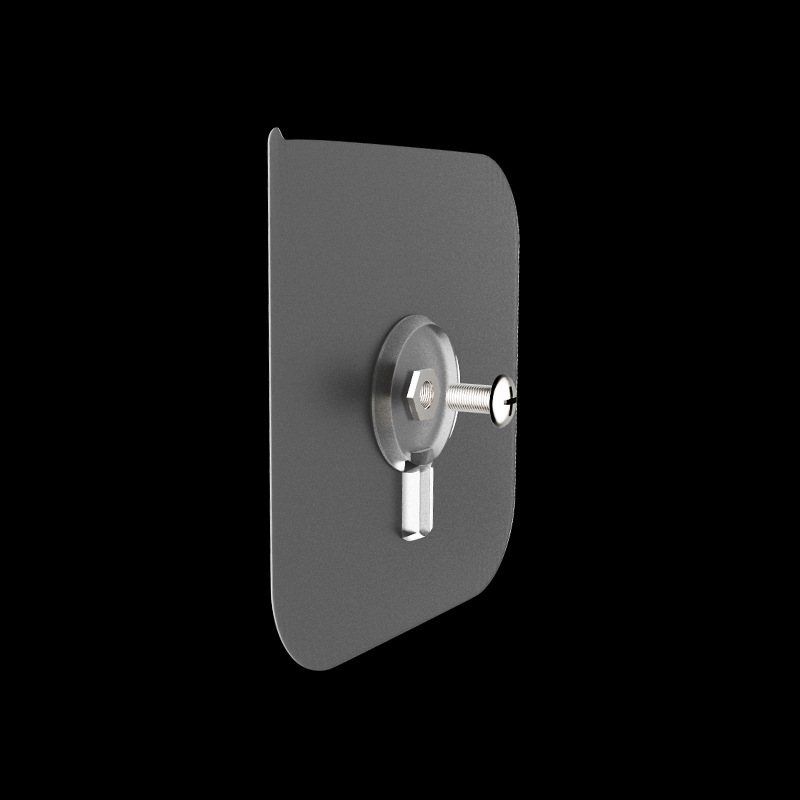 Adhesivo fuerte tornillo de pared sin costuras de perforación de uñas libre de rack de instalación colgante adhesivo sin costuras de tornillo sin clavos