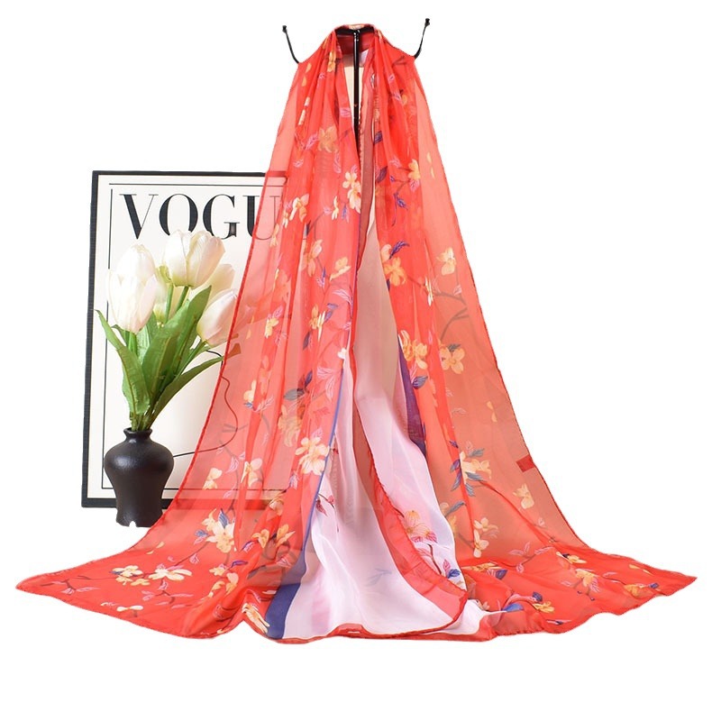 elegant thin shiffon breathable scarf
