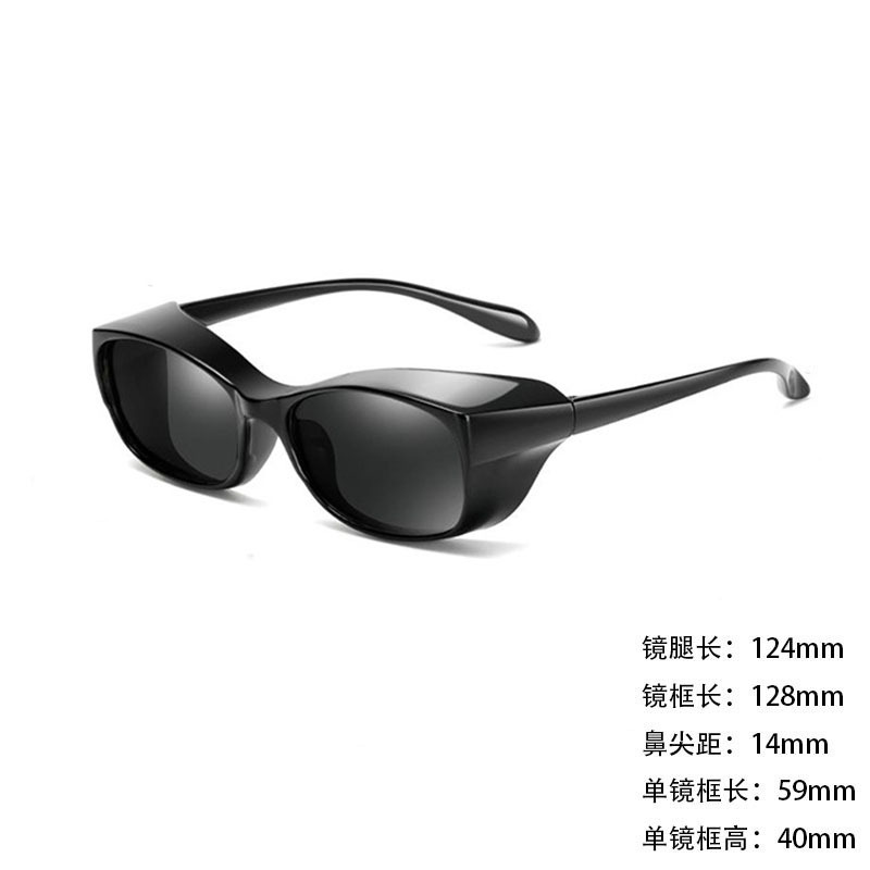 VGOファッションスポーツ99花粉防止メガネ防曇ブルーライト術後黒色保護目シリコンリング保護辺防風鏡