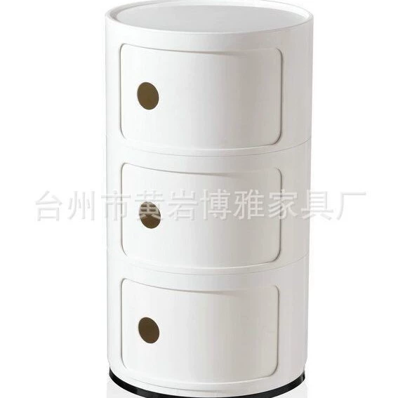 Mini small bedside cabinet simple modern bedroom corner cabinet storage cabinet multifunctional round storage cabinet