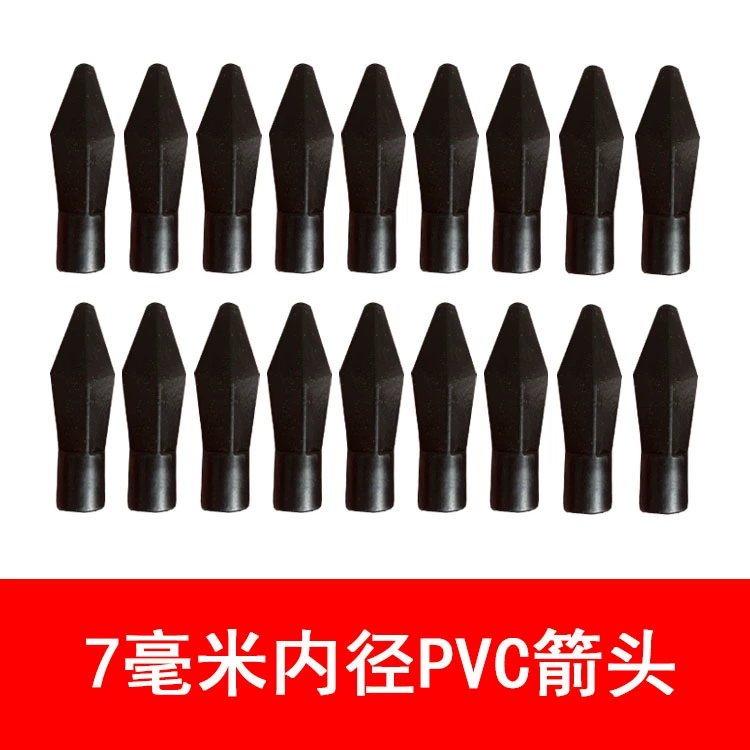 7 мм 8 мм внутренний диаметр резиновая стрелка безопасности мягкая головка ПВХ материал бамбук деревянная стрела арбалет арбалет экологически чистая стрела