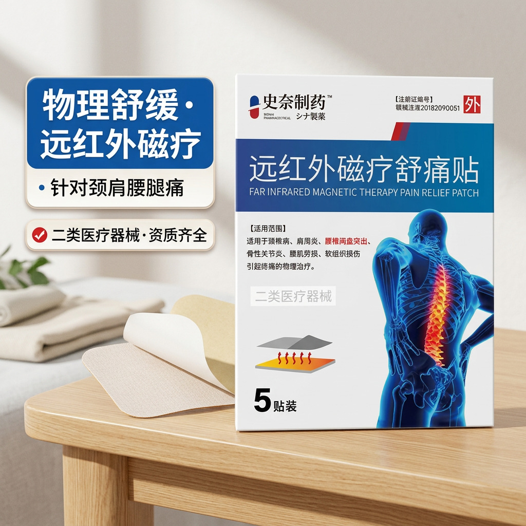 Far Infrared Magnetic Pain Relief Patch 5 Patches for Neck Shoulder Waist and Leg Discomfort key features