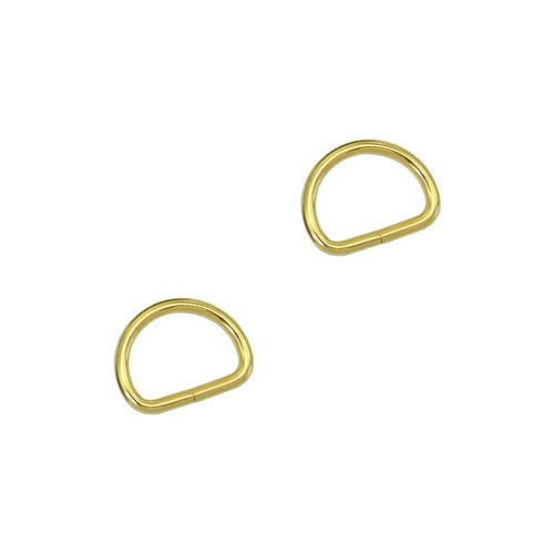 Wholesale luggage hardware accessories, inner width 2.5 cm D buckle, semi-circular buckle, bag buckle, chain connection hanging ring