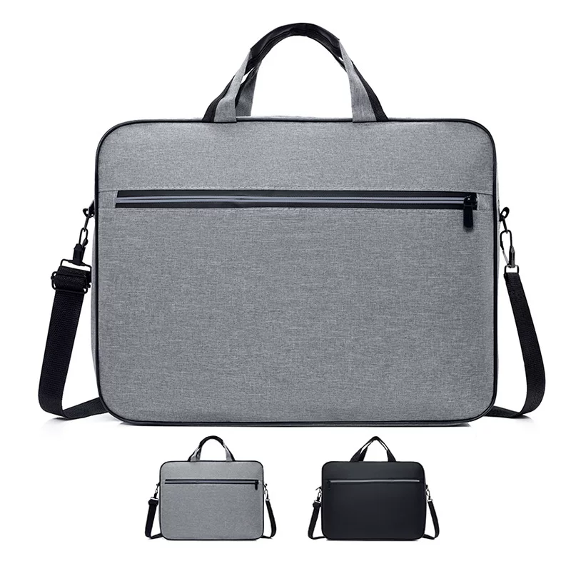 Capacious laptop, shoulder bag for documents, purse