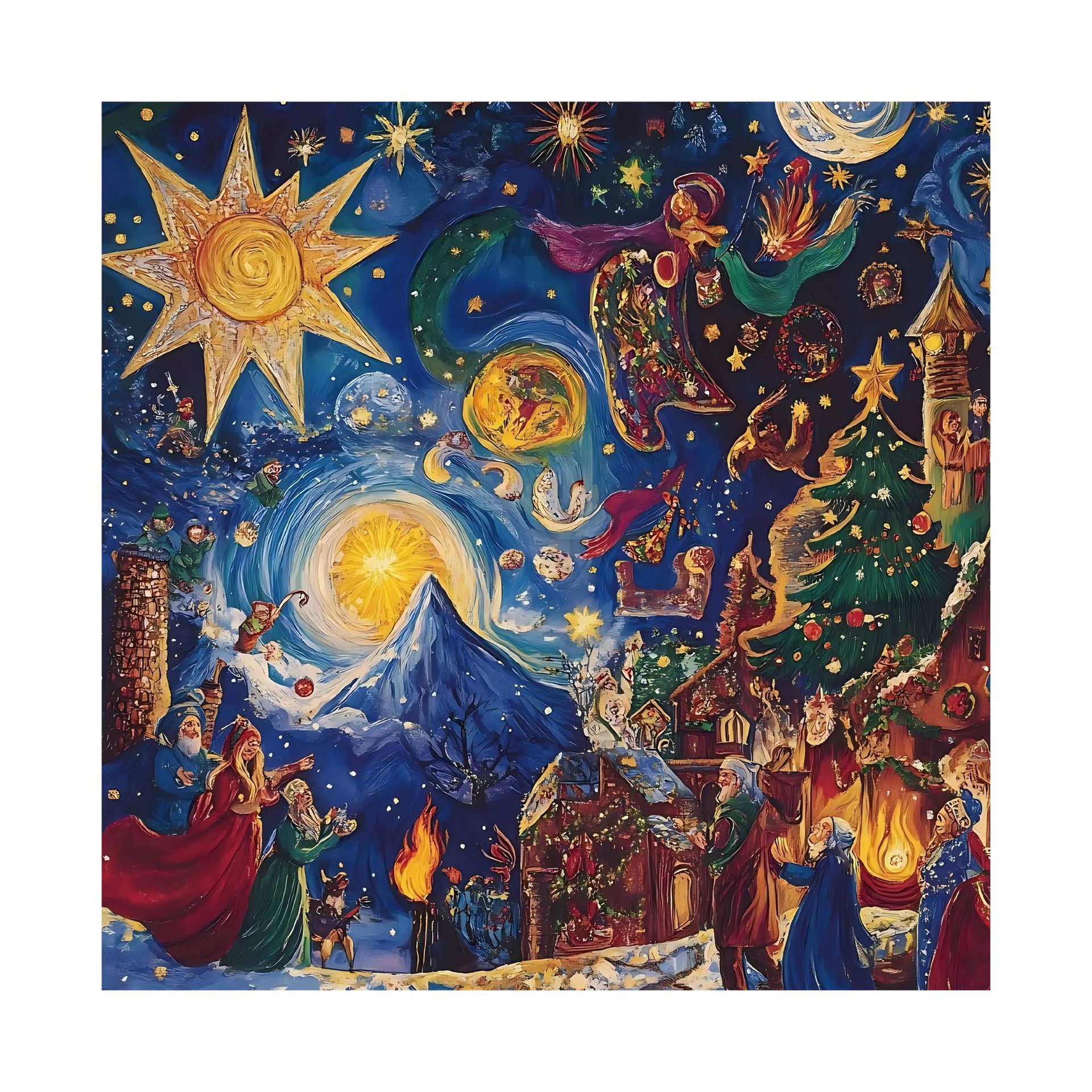 Wacocetoy Cross-Border Christmas Puzzle Toy Wooden Irregular Shaped Puzzle Game Piggy Bank Puzzle