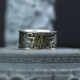 Men's domineering fashion open ring retro personality index finger Chinese style auspicious beast ring in stock wholesale