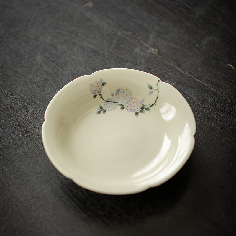 草木灰纯手工陶瓷壶承干泡盘家用盖碗茶壶托盘陶瓷功夫茶E18