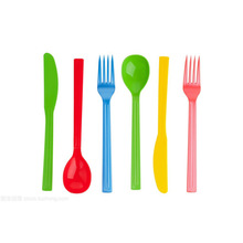 食品级PP叉刀勺子模具一次性热流道餐具注塑塑料勺子食品级硅胶模