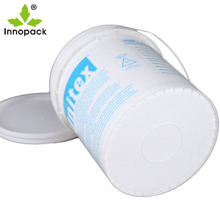 【工厂直售】S-15L工业级白色塑料桶带铁提手可改色量大优惠