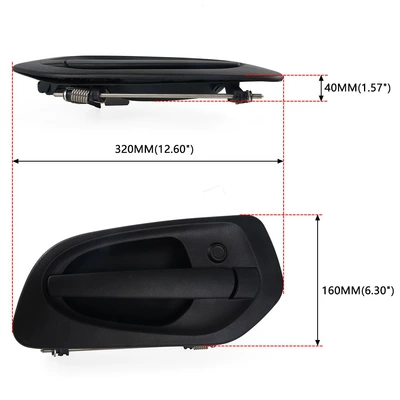 Exterior Door Handle 9607230609L – Armrest, handle, handle
