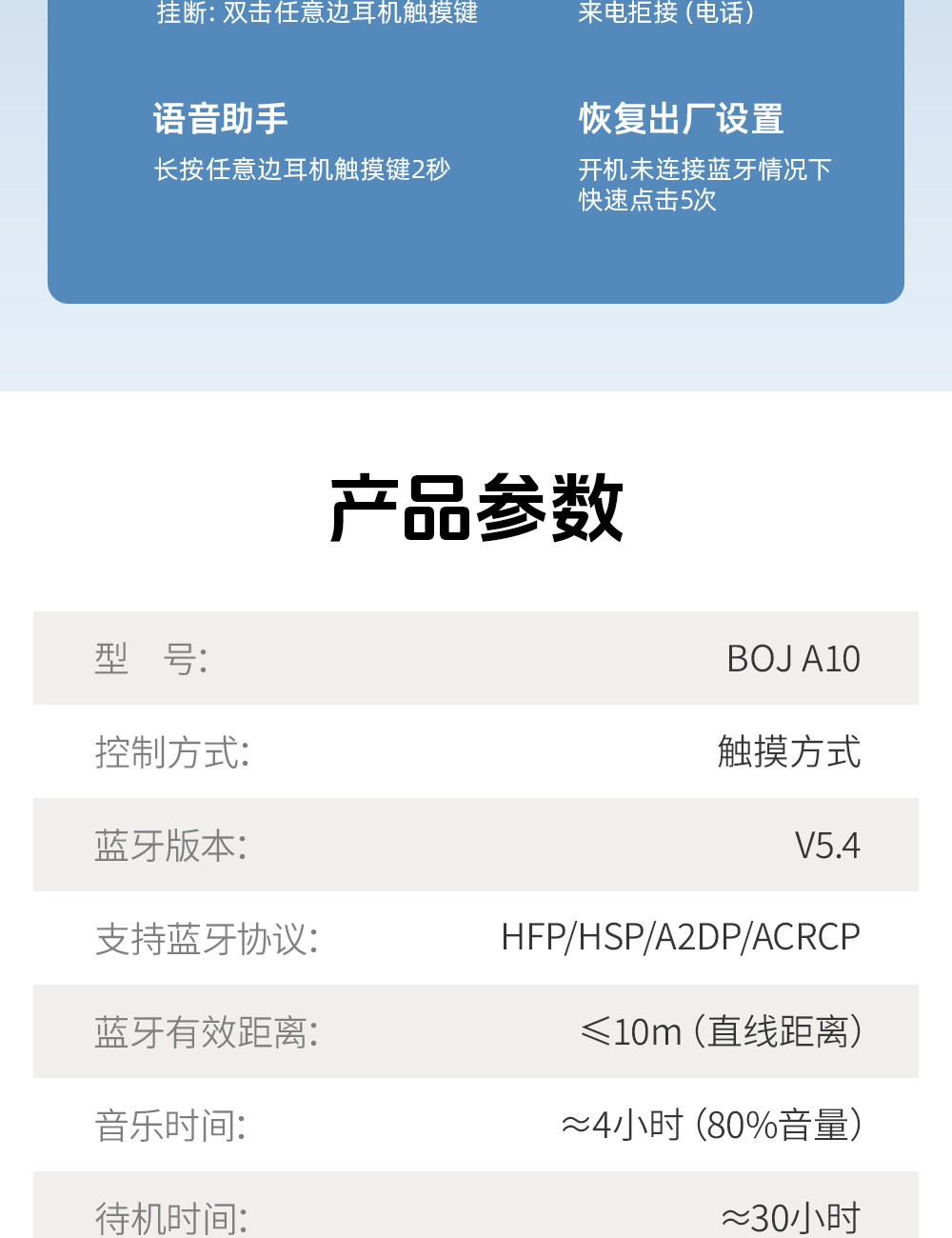 Factory wholesale high-quality Bluetooth headphones 2024 new noise-cancelling Bluetooth headphones long-lasting sports Bluetooth headphones