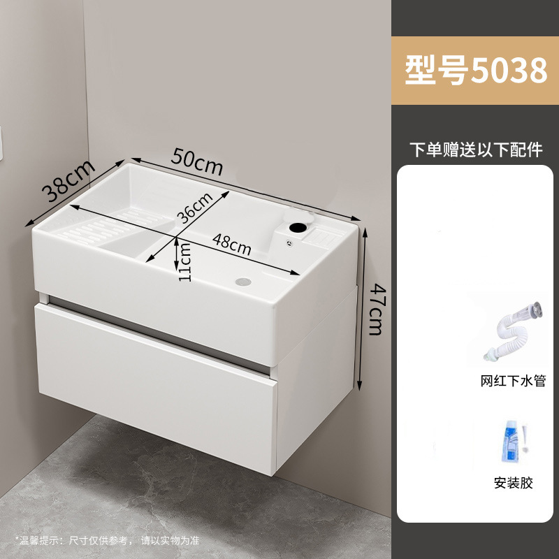 5038 lavabo elegante gabinete blanco sin grifo y gabinete sin espejo