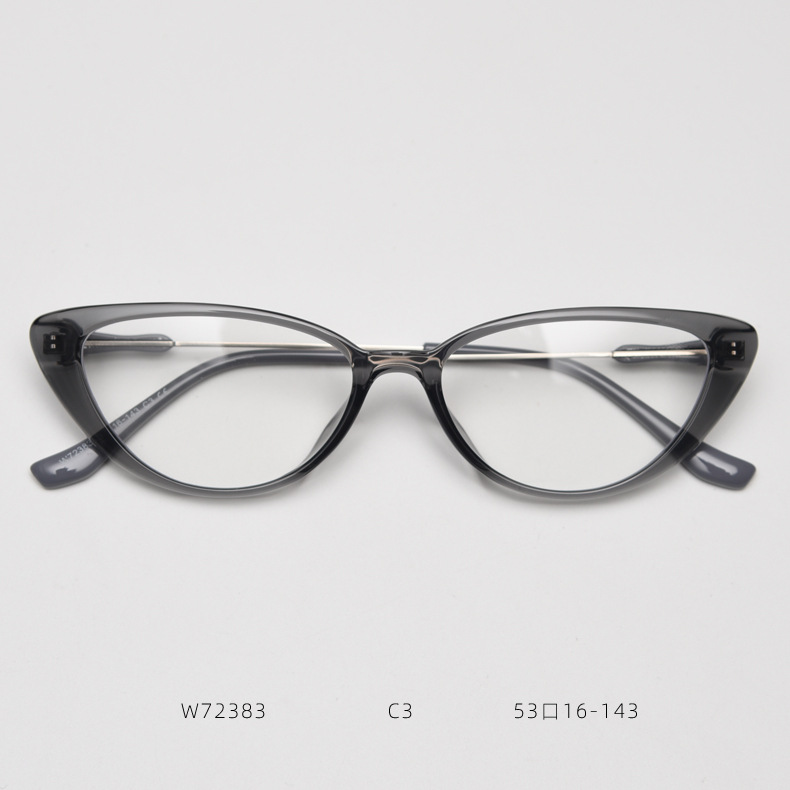 Retro Cat Eye Glasses Frames For Women Small Tr90 Stylish Specs_voghion.com