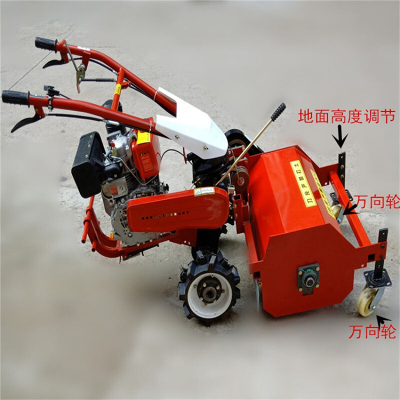 手推式柴油割草机 甩刀式柴油碎草还田机 蔬菜基地杂草收割机