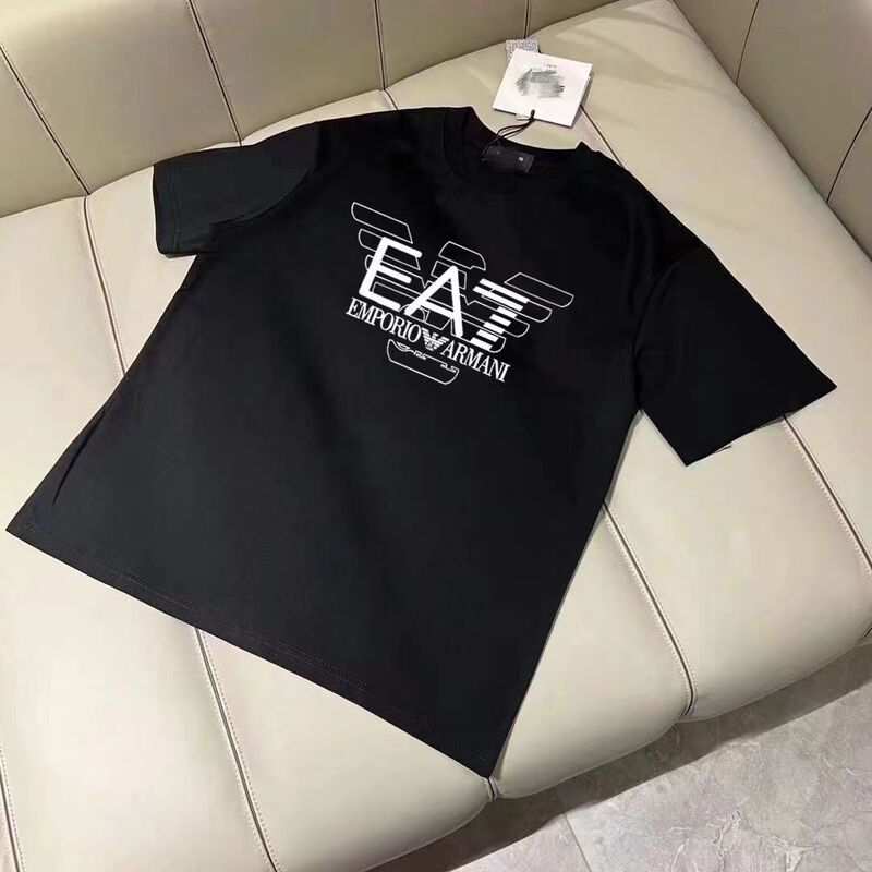 2026 Summer Hot-Selling High-End Luxury Short-Sleeve T-Shirt, Trendy Brand for Young Men, Summer Influencer Style Ea7 Half-Sleeve 2026 Summer Hot-Selling High-End Luxury Short-Sleeve T-Shirt, Trendy Brand for Young Men, Summer Influencer Style Ea7 Half-Sleeve